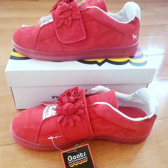 Red Suede Youth Sneakers by Goats , eu 36 - Picture 4 of 10